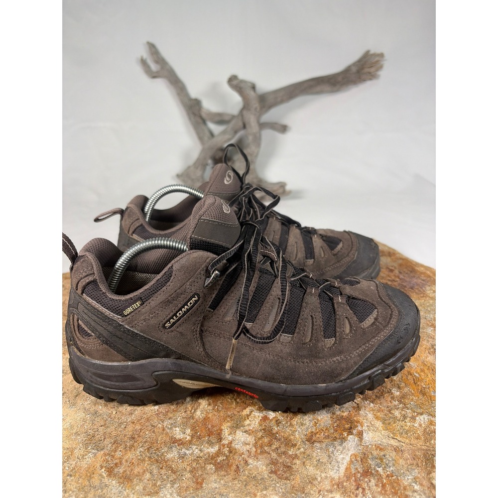 Salomon Exit 2 GTX Mens Brown Gore-Tex Hiking Shoes 112094 Size 10